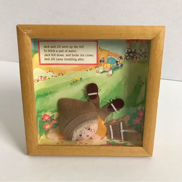 Vintage Mattel Emotions Once Upon A Time Dimensional Box Set Nursery Ryhme Art - Picture 8 of 12